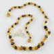 Adults amber necklace two style of beads